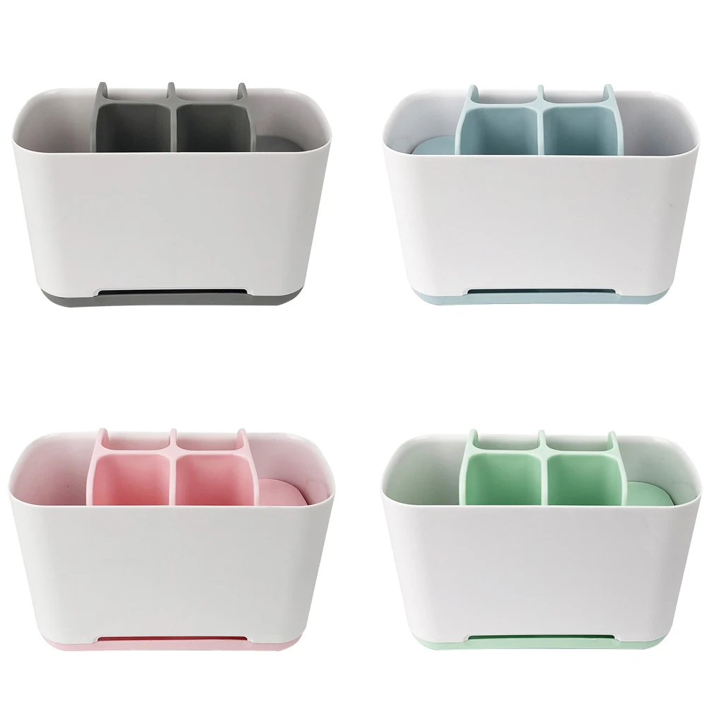 Bathroom Toothbrush Toothpaste Storage Holder Electric Toothbrush Draining Rack Shelf Kitchen Sponge Cleaning Brush Storage Rack
Bathroom Toothbrush Toothpaste Storage Holder Electric Toothbrush Draining Rack Shelf Kitchen Sponge Cleaning Brush Storage Rack