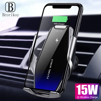 15W Car Wireless Charger Qi Fast Phone Charging Original Chargers Stand Holder for iPhone 11 Pro Samsung Smart Phone Car Charge
15W Car Wireless Charger Qi Fast Phone Charging Original Chargers Stand Holder for iPhone 11 Pro Samsung Smart Phone Car Charge