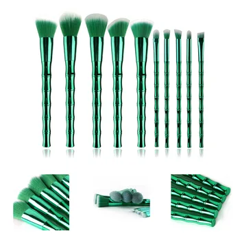 Miyaup green handle make up brushes 10pcs various types of bamboo handle shape style makeup brushes
Miyaup green handle make up brushes 10pcs various types of bamboo handle shape style makeup brushes