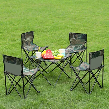 5PCs Set Outdoor Portable Folding Table and Chair Set Barbecue Camping Folding Table and Chair Set
5PCs Set Outdoor Portable Folding Table and Chair Set Barbecue Camping Folding Table and Chair Set