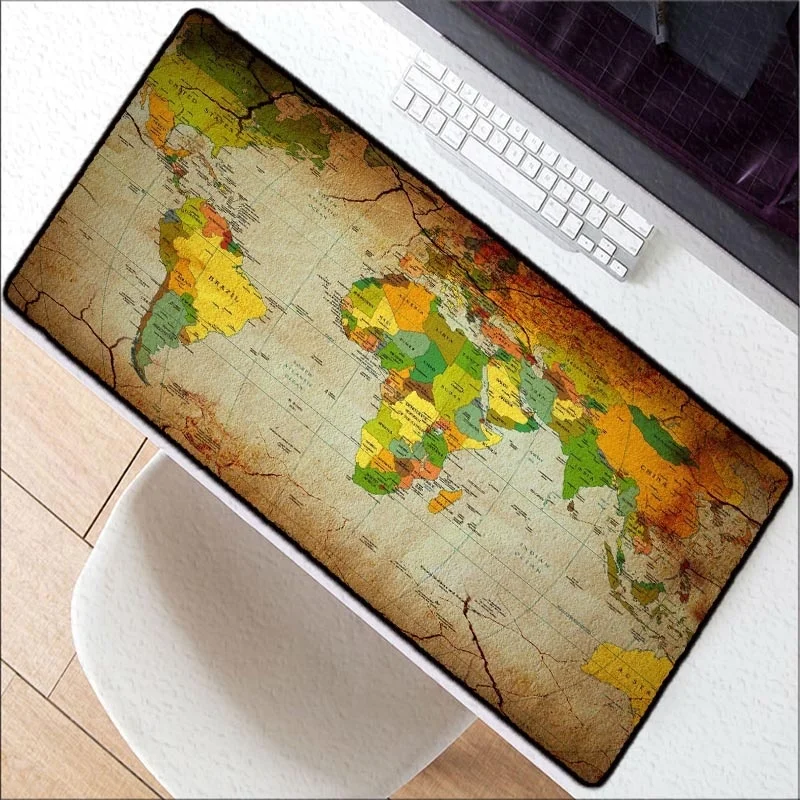 XGZ Old World Map Large Gaming Mouse Pad Lockedge Mouse Mat Keyboard Pad Desk Mat Table Mat Gamer Mousepad for Laptop Lol
XGZ Old World Map Large Gaming Mouse Pad Lockedge Mouse Mat Keyboard Pad Desk Mat Table Mat Gamer Mousepad for Laptop Lol