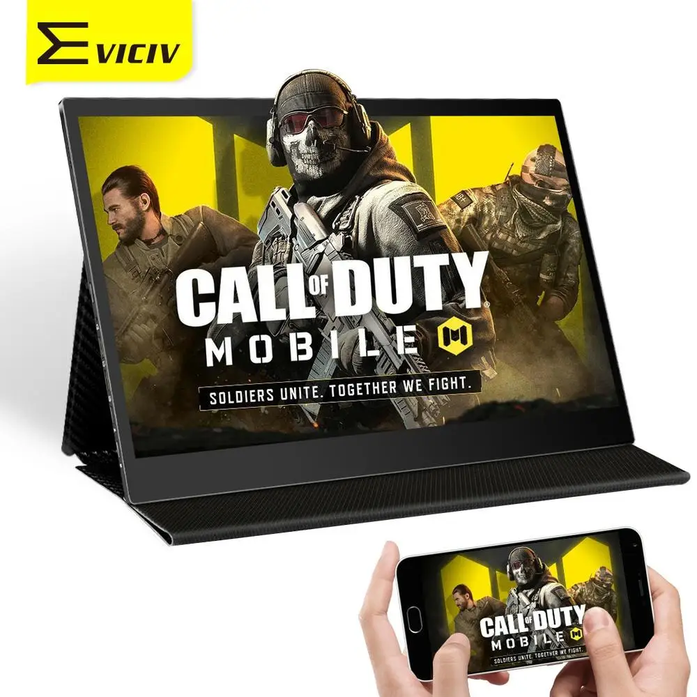 EVICIV 13.3 Inch 10 Point TouchScreen Portable Monitor 60Hz 16:9 Type C 1080P FHD Display Play Mobile Call Of Duty In Big Screen
EVICIV 13.3 Inch 10 Point TouchScreen Portable Monitor 60Hz 16:9 Type C 1080P FHD Display Play Mobile Call Of Duty In Big Screen