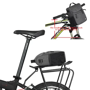 Waterproof Bike Front Bag Large Capacity Handlebar Front Tube Bag Bicycle Pocket Shoulder Backpack Cycling Bike Accessories
Waterproof Bike Front Bag Large Capacity Handlebar Front Tube Bag Bicycle Pocket Shoulder Backpack Cycling Bike Accessories