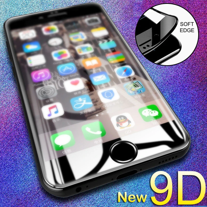 New 9D Protective Glass For Apple iPhone 7 8 6 6s Plus Tempered Glass Screen Protector For iPhone X Xr Xs Max full coverage Film
New 9D Protective Glass For Apple iPhone 7 8 6 6s Plus Tempered Glass Screen Protector For iPhone X Xr Xs Max full coverage Film