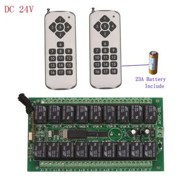 Sleeplion 24V 18CH Remote Control Switch Relay Wireless Digital Remote Control Switch 18CH 24V Relay Module 433Mhz/315MHz
Sleeplion 24V 18CH Remote Control Switch Relay Wireless Digital Remote Control Switch 18CH 24V Relay Module 433Mhz/315MHz
