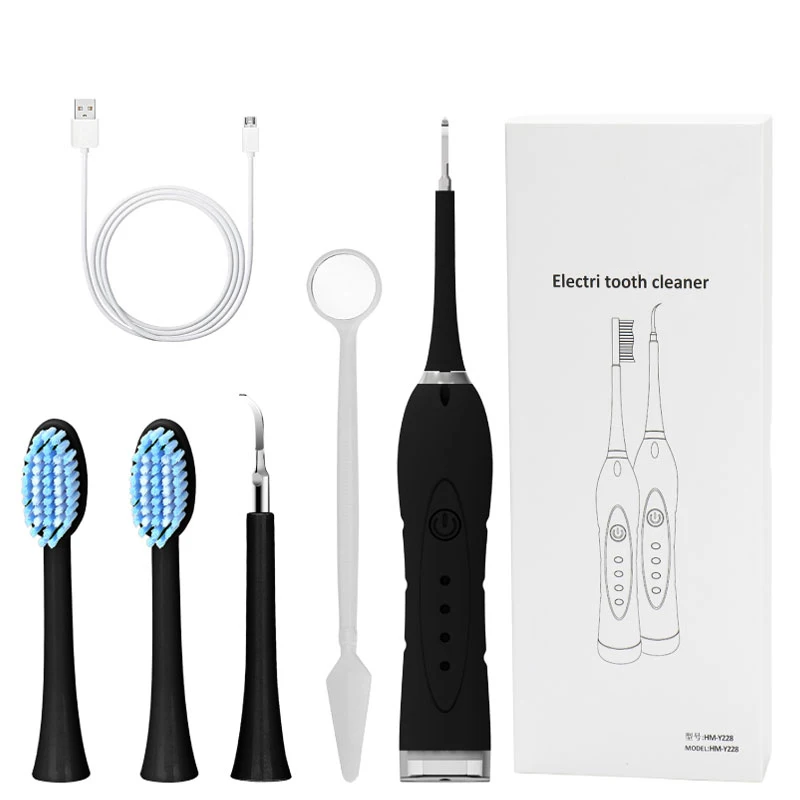 Водонепроницаемая электрическая зубная щетка IPX6 набор для удаления зубных