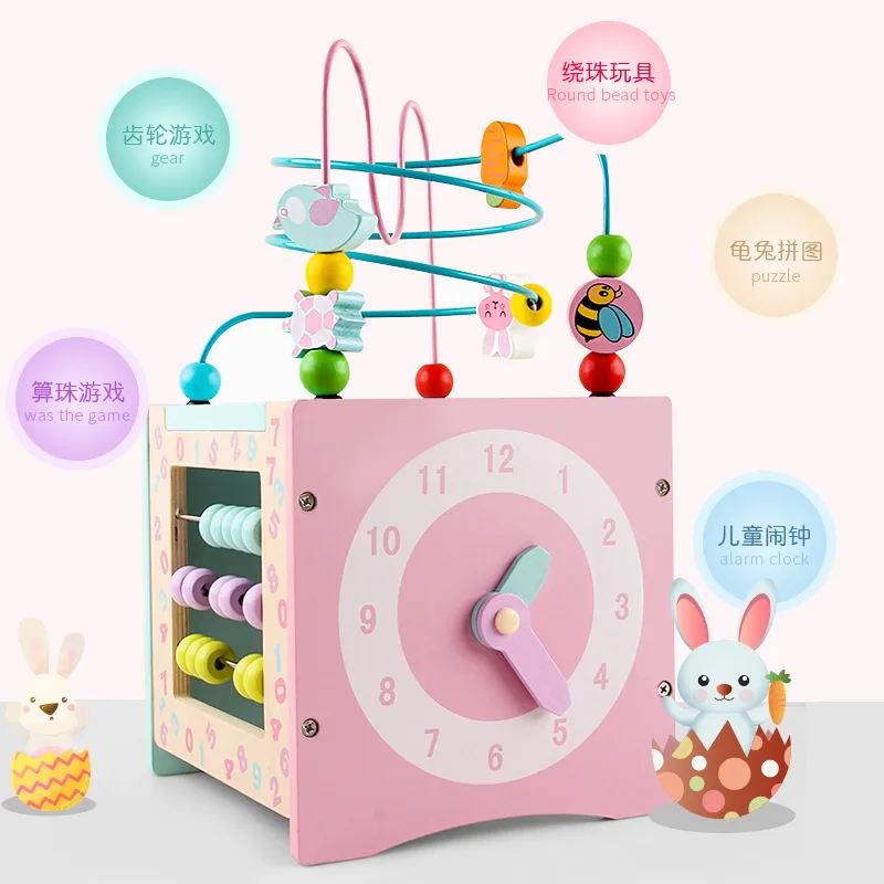 Children Bead-stringing Toy Treasure Chest Educational Beaded Bracelet Building Blocks GIRL'S And BOY'S Infant Educational Toy 1
Children Bead-stringing Toy Treasure Chest Educational Beaded Bracelet Building Blocks GIRL'S And BOY'S Infant Educational Toy 1