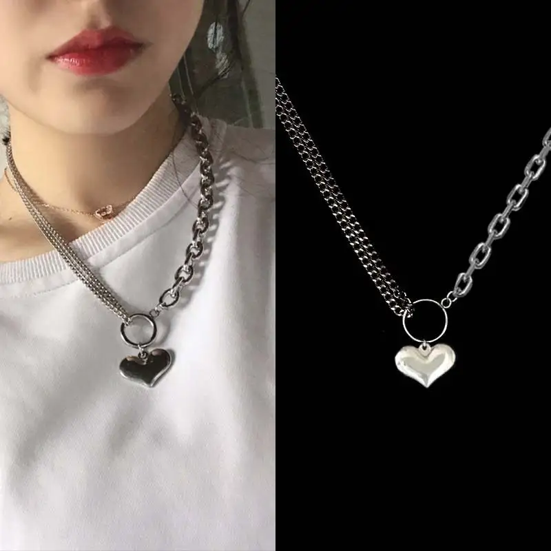 Fashion Stainless Steel Silver Color PadLock Pendant Necklace Rolo Cable Chain Necklace collar ras du cou collier femme women
Fashion Stainless Steel Silver Color PadLock Pendant Necklace Rolo Cable Chain Necklace collar ras du cou collier femme women