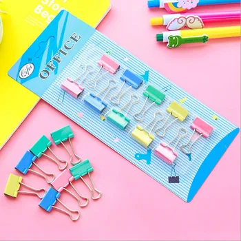 10Pc/set Colorful Metal Binder Clips Paper Clip School Office Learning Supplies HighQuality Long Tail Clips Colour Document Clip 
10Pc/set Colorful Metal Binder Clips Paper Clip School Office Learning Supplies HighQuality Long Tail Clips Colour Document Clip