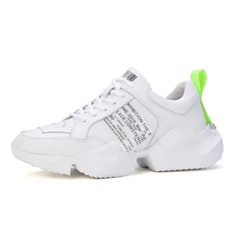 Thick Sole Shoes Men Luxury White Black Genuine Leather Platform Sneakers Vintage Lace Up Dad Shoes Streetwear Hip Hop Footwear
Thick Sole Shoes Men Luxury White Black Genuine Leather Platform Sneakers Vintage Lace Up Dad Shoes Streetwear Hip Hop Footwear