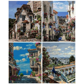 HUACAN Painting By Numbers House Scenery Pictures Gift Kits Drawing Canvas HandPainted Home Decor Gift
HUACAN Painting By Numbers House Scenery Pictures Gift Kits Drawing Canvas HandPainted Home Decor Gift