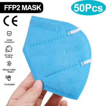 50pcs Kn95 Reusable Safety Dustproof Protective Mask 5 Layer Adult Health Protection Mouth Masks FFP2 Mascarillas Fast Shipping
50pcs Kn95 Reusable Safety Dustproof Protective Mask 5 Layer Adult Health Protection Mouth Masks FFP2 Mascarillas Fast Shipping