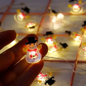 Super Bright Snowman String Snowflake Landscape Lamp Xmas Decor Festival Christmas String Fairy Light String 20LED Battery Box
Super Bright Snowman String Snowflake Landscape Lamp Xmas Decor Festival Christmas String Fairy Light String 20LED Battery Box