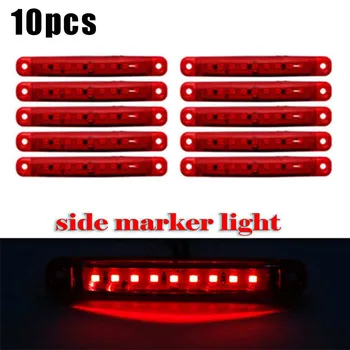 10x 12-24V Red 9-LED Sealed Side Marker Clearance Light Waterproof For Truck Trailer Lorry Bus Caravan
10x 12-24V Red 9-LED Sealed Side Marker Clearance Light Waterproof For Truck Trailer Lorry Bus Caravan