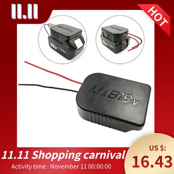 2PC Battery Converter Adapter Output Connector with Cable Adapter for Makita 18V for 18V Battery Accessories Battery Converter
2PC Battery Converter Adapter Output Connector with Cable Adapter for Makita 18V for 18V Battery Accessories Battery Converter