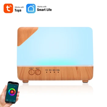 Smart Wifi Wireless LED Night Lamp 700ml Humidifier Essential Oil Aromatherapy Mist Diffus Smart Home Tuya/SmartLife App Control
Smart Wifi Wireless LED Night Lamp 700ml Humidifier Essential Oil Aromatherapy Mist Diffus Smart Home Tuya/SmartLife App Control
