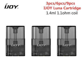 15Pcs Original IJOY Luna Cartridges 1.4ml capaicity 1.1ohm coil Vape Atomizer for Nic salts Vape Pod E Cigarette Accessary pods
15Pcs Original IJOY Luna Cartridges 1.4ml capaicity 1.1ohm coil Vape Atomizer for Nic salts Vape Pod E Cigarette Accessary pods