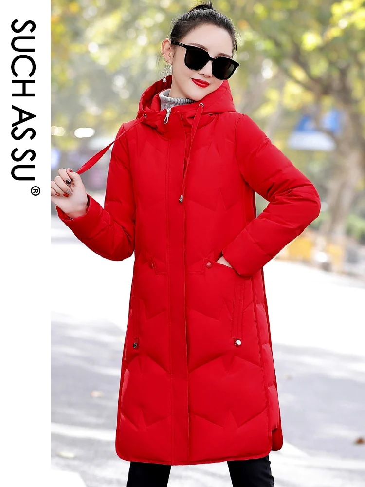 New 4 Color Long Down Jacket Women Winter Hooded Warm 90% White Duck Down Coat Female Parka Drawstring Down Jacket Outerwear
New 4 Color Long Down Jacket Women Winter Hooded Warm 90% White Duck Down Coat Female Parka Drawstring Down Jacket Outerwear