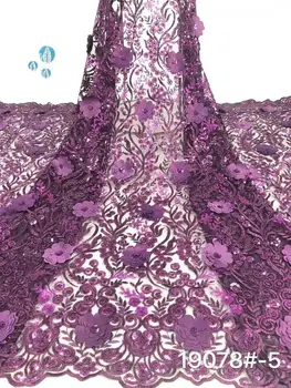 African 3D Lace Fabric 2019 Embroidered Nigerian Laces Fabric High Quality French Tulle Lace Fabric For Wedding Party
African 3D Lace Fabric 2019 Embroidered Nigerian Laces Fabric High Quality French Tulle Lace Fabric For Wedding Party