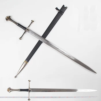 Cos Lord of the Rings Aragorn II Narthil Long Sword length 132cm weight 2.6kg Stainless steel home decor
Cos Lord of the Rings Aragorn II Narthil Long Sword length 132cm weight 2.6kg Stainless steel home decor