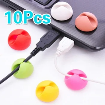 10pc Cable Winder Earphone Cable Organizer Desktop Wire Storage Silicon Charger Holder Clips Cable winder USB Cable Random Color
10pc Cable Winder Earphone Cable Organizer Desktop Wire Storage Silicon Charger Holder Clips Cable winder USB Cable Random Color
