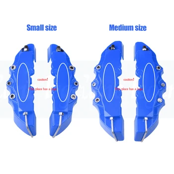 4Pcs 3D Disc Brake Caliper Cover Universal Style Disc Front and Rear Kit Fit 17 Inches 2 Pieces Medium and 2 Pieces Small
4Pcs 3D Disc Brake Caliper Cover Universal Style Disc Front and Rear Kit Fit 17 Inches 2 Pieces Medium and 2 Pieces Small