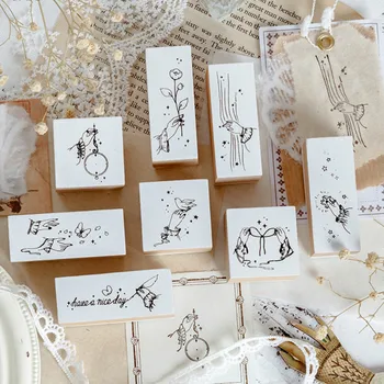 8 Designs Mixed Gentle Finger Version 2.0 Creative Wooden Stamps Set DIY Journal Diary Sticker Decoration Supplies
8 Designs Mixed Gentle Finger Version 2.0 Creative Wooden Stamps Set DIY Journal Diary Sticker Decoration Supplies