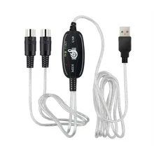 USB In Out MIDI Interface Cable Converter To PC Music Keyboard Adapter Cord For XP/VISTA/IMAC/widow7 Operating Systems Pianos
USB In Out MIDI Interface Cable Converter To PC Music Keyboard Adapter Cord For XP/VISTA/IMAC/widow7 Operating Systems Pianos