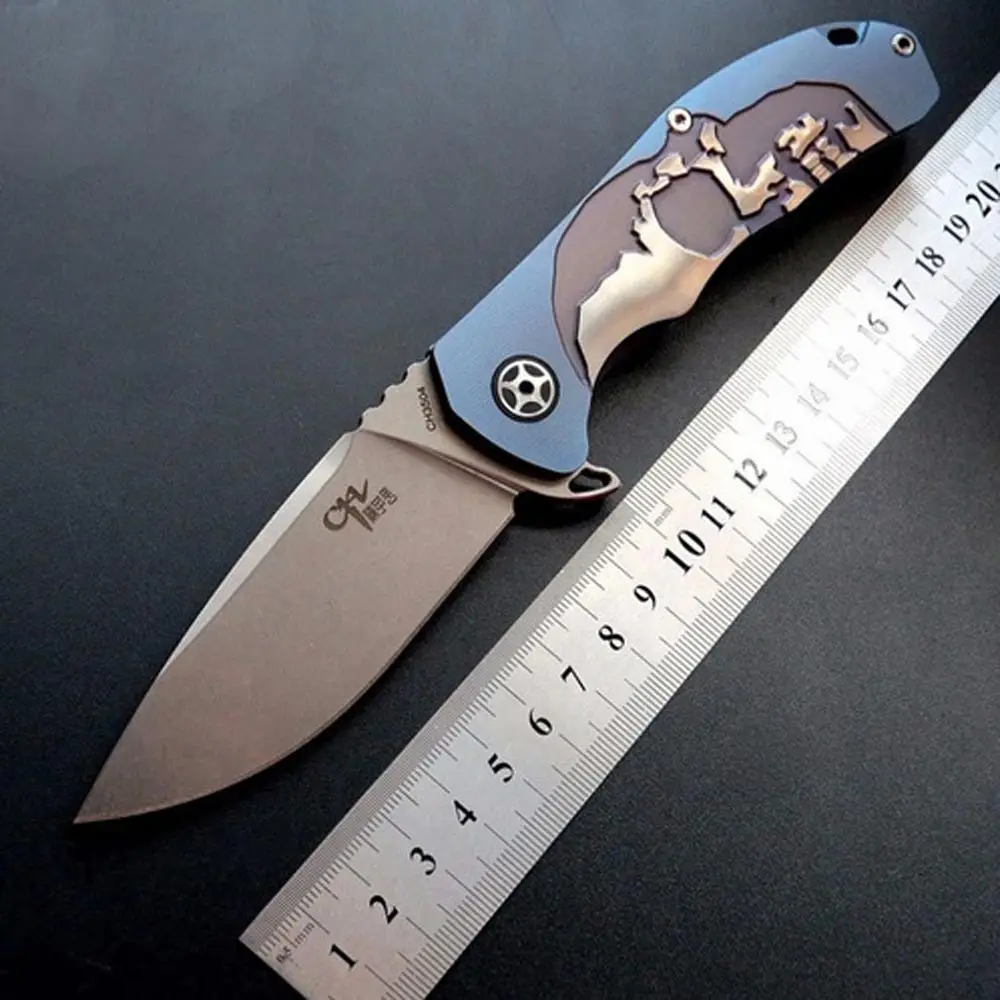CH CH3504 S35VN blade TC4 handle folding knife tactical Survival knife outdoor camping EDC tool utility EDC Pocket Knife
CH CH3504 S35VN blade TC4 handle folding knife tactical Survival knife outdoor camping EDC tool utility EDC Pocket Knife