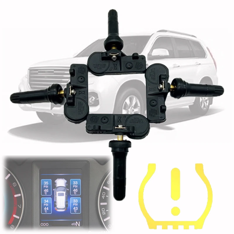 Tire pressure monitoring system 3641100XKU00A 433MHz FOR Haval H1 H2 H5 Classics H8 H9 M2 FOR GreatWall M4 Voleex C30 TPMS 4pcs
Tire pressure monitoring system 3641100XKU00A 433MHz FOR Haval H1 H2 H5 Classics H8 H9 M2 FOR GreatWall M4 Voleex C30 TPMS 4pcs