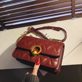 Vintage Fashion Square Crossbody Bag 2019 New High Quality PU Leather Women's Designer Handbag Lock Chain Shoulder Messenger Bag
Vintage Fashion Square Crossbody Bag 2019 New High Quality PU Leather Women's Designer Handbag Lock Chain Shoulder Messenger Bag