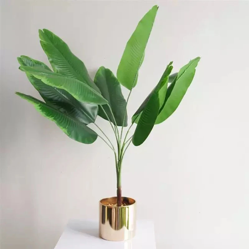 82cm 9 Leaves Tropical Artificial Banana Tree Large Palm Plants Branch Fake Green Leafs Monstera Foliage for Home Wedding Decor
82cm 9 Leaves Tropical Artificial Banana Tree Large Palm Plants Branch Fake Green Leafs Monstera Foliage for Home Wedding Decor