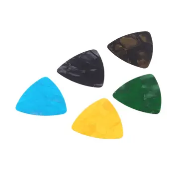 Guitar Pick Plectrum 100pcs Triangle Celluloid Instruments 0.46mm Random Color 27RD
Guitar Pick Plectrum 100pcs Triangle Celluloid Instruments 0.46mm Random Color 27RD