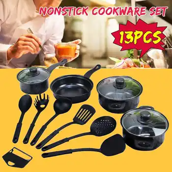 Non Stick Cooking Pots Set Cookware Kit Cooking Pots And Pans Set Milk Pan Frying Pan Soup Pot Spatula Set Kitchen Combo Utensil
Non Stick Cooking Pots Set Cookware Kit Cooking Pots And Pans Set Milk Pan Frying Pan Soup Pot Spatula Set Kitchen Combo Utensil