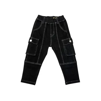 Kids Boys Black Jeans Loose Pants Denim Clothing Children Fashion Boy Casual Bowboy Long Trousers 6680
Kids Boys Black Jeans Loose Pants Denim Clothing Children Fashion Boy Casual Bowboy Long Trousers 6680
