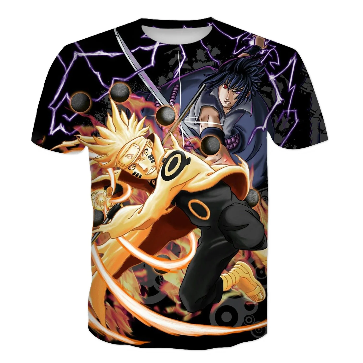 

Newest Style Classic Anime Naruto tees kyuubi Uzumaki Naruto Prints 3d t shirt