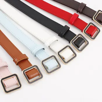 Needle-free Alloy Square Buckle Leather Belt Women Decorative Jeans Dress Belts 2020 Women's Wild Fashion Creative Belts
Needle-free Alloy Square Buckle Leather Belt Women Decorative Jeans Dress Belts 2020 Women's Wild Fashion Creative Belts
