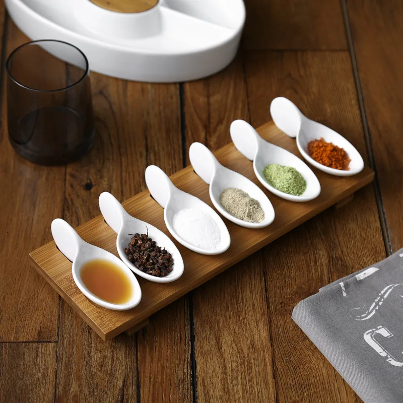 Cross Border for Creative Ceramic Seasoning Plate with Bamboo Mat Seperated Snack Dish Sauce Dish Style Restaurant Hotel Sauce B
Cross Border for Creative Ceramic Seasoning Plate with Bamboo Mat Seperated Snack Dish Sauce Dish Style Restaurant Hotel Sauce B