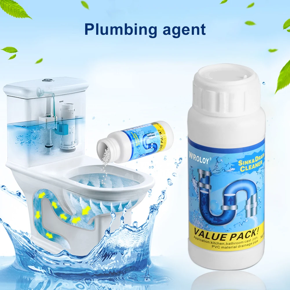 3 Bottles New Pipeline Dredge Agent Kitchen Sewer Toilet Drain Cleaners Bathroom Strainer Clogging Strong Cleaning Agent
3 Bottles New Pipeline Dredge Agent Kitchen Sewer Toilet Drain Cleaners Bathroom Strainer Clogging Strong Cleaning Agent
