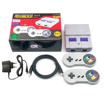 Super Mini High Definition Wireless HDMI Retro Video Game Console Built-in 821 Games with Dual Gamepads Controller
Super Mini High Definition Wireless HDMI Retro Video Game Console Built-in 821 Games with Dual Gamepads Controller