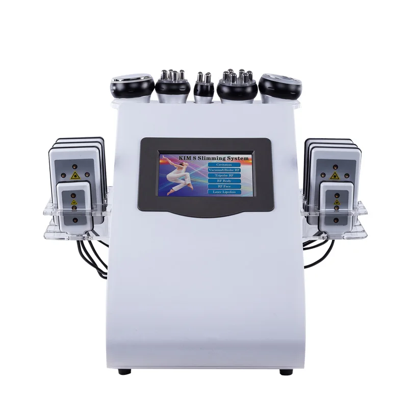 Multifunctional 40K Cavitation RF Body Shaping Machine / Lipolaser RF Cavitation Vacuum Machine For Sale
Multifunctional 40K Cavitation RF Body Shaping Machine / Lipolaser RF Cavitation Vacuum Machine For Sale