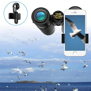 12x42 High Magnification List Monoculars Low Light Level Night Vision Waterproof Moisture Concert Telescope for Hunting Concerts
12x42 High Magnification List Monoculars Low Light Level Night Vision Waterproof Moisture Concert Telescope for Hunting Concerts