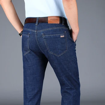 2020 Classic Jeans Men Denim Elasticity Fashion Trousers Casual Straight Pants Black blue Jeans Men Male Straight Fit Pants
2020 Classic Jeans Men Denim Elasticity Fashion Trousers Casual Straight Pants Black blue Jeans Men Male Straight Fit Pants