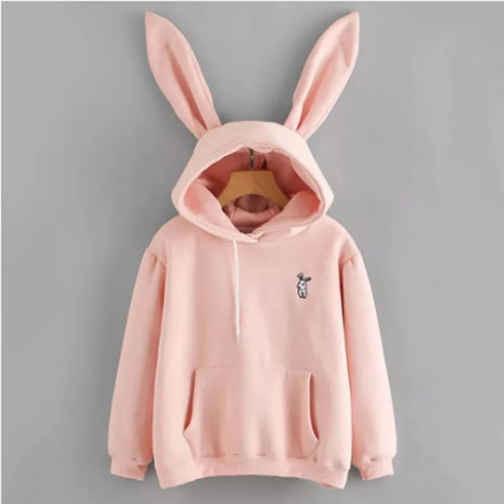 2020 Autumn Winter Women Kawaii Rabbit Ears Fashion Hoodies Hoody Casual Solid Color Warm Sweatshirt Women Xmas Blanket New
2020 Autumn Winter Women Kawaii Rabbit Ears Fashion Hoodies Hoody Casual Solid Color Warm Sweatshirt Women Xmas Blanket New
