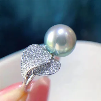 Classic Sterling Silver 925 Adjustable Ring Accessories Women Wedding Pearl Simple Silver Zircon Ring Jewelry
Classic Sterling Silver 925 Adjustable Ring Accessories Women Wedding Pearl Simple Silver Zircon Ring Jewelry