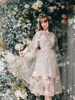 Spring Dress Women Vintage Elegant Embroidery Everyday Mesh Midi Dress KoreanSweet Beach Casual Women Summer Long Dress Clothes
Spring Dress Women Vintage Elegant Embroidery Everyday Mesh Midi Dress KoreanSweet Beach Casual Women Summer Long Dress Clothes