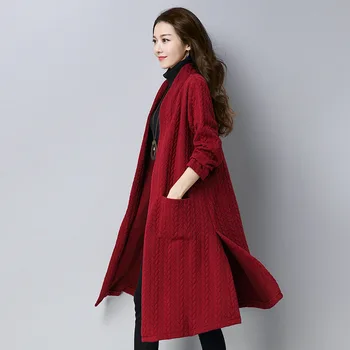 Female Autumn Large Size Medium Long Cotton And Linen ClothingLoose Thin Over Knee Cardigan Trench Coat
Female Autumn Large Size Medium Long Cotton And Linen ClothingLoose Thin Over Knee Cardigan Trench Coat