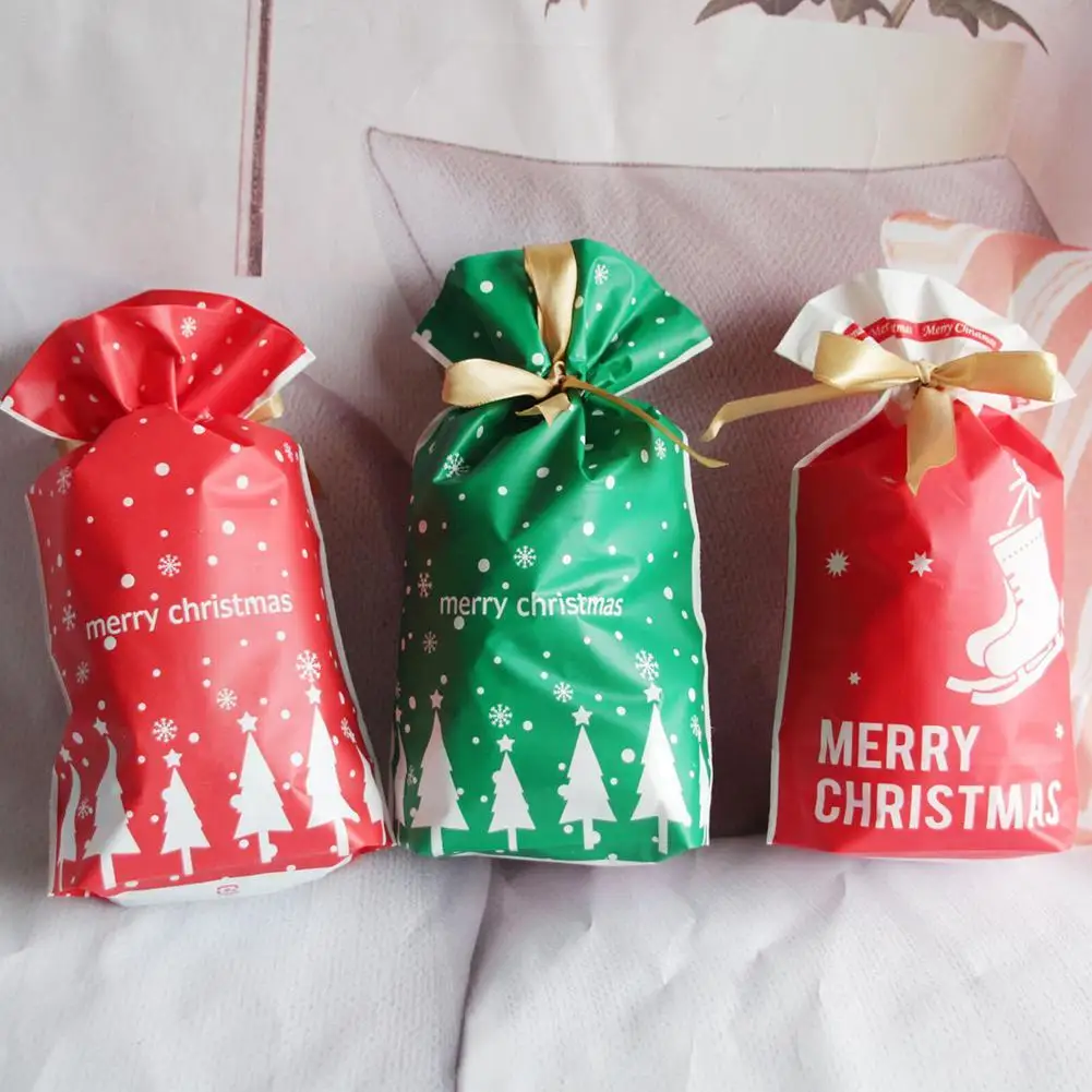 cookie biscuits snack baking packaging bag with ribbon wedding