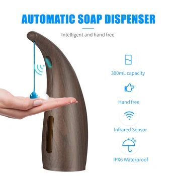 300mL Automatic Soap Dispenser Infrared Hand-free Touchless Soap Dispenser Dish Liquid Lotion Gel Chamber Auto Soap Dispenser
300mL Automatic Soap Dispenser Infrared Hand-free Touchless Soap Dispenser Dish Liquid Lotion Gel Chamber Auto Soap Dispenser