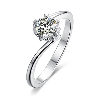 925 silver Main Stone 0.5ct 5.0mm Moissanites Ring Jewlery Classic Six Prong Jewelry Bijoux 2020 Summer M01D
925 silver Main Stone 0.5ct 5.0mm Moissanites Ring Jewlery Classic Six Prong Jewelry Bijoux 2020 Summer M01D